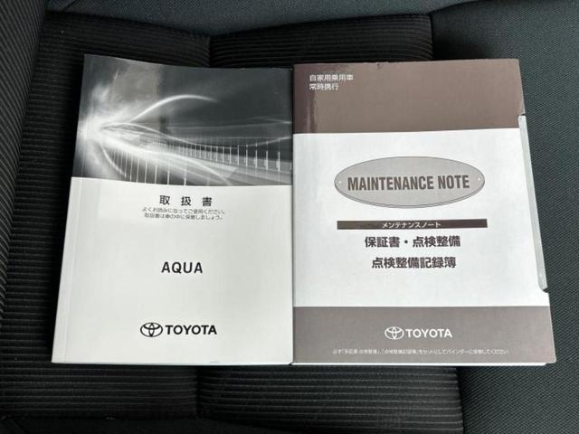アクア Ｓスタイルブラック　保証書／純正　ＳＤナビ／衝突安全装置／シートヒーター　前席／車線逸脱防止支援システム／ＥＴＣ／ＥＢＤ付ＡＢＳ／横滑り防止装置／アイドリングストップ／フルセグＴＶ／エアバッグ　運転席／エアバッグ　助手席（31枚目）