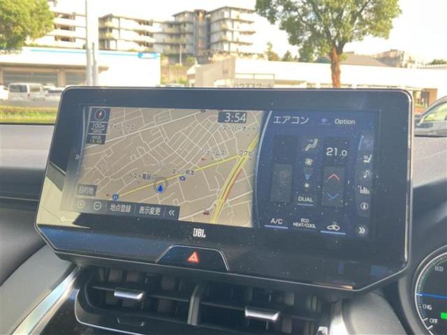 ハリアーハイブリッド ４ＷＤ　Ｚレザーパッケージ　モデリスタエアロ／ＪＢＬ／保証書／ディスプレイオーディオ＋ナビ／デジタルインナーミラー／衝突安全装置／シートヒーター／パノラミックビューモニター／車線逸脱防止支援システム／シート　合皮　全周囲カメラ（9枚目）