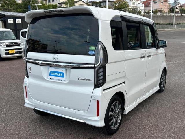 Ｎ－ＢＯＸカスタム Ｌ　保証書／純正　８インチ　ＳＤナビ／ホンダセンシング／両側電動スライドドア／シートヒーター　前席／車線逸脱防止支援システム／ドライブレコーダー　前後／ヘッドランプ　ＬＥＤ／Ｂｌｕｅｔｏｏｔｈ接続　ＥＴＣ（3枚目）