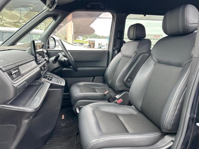 ステップワゴン ｅＨＥＶスパーダ　保証書／純正　１１インチ　ＳＤナビ／ホンダセンシング／両側電動スライドドア／シートヒーター　前席／車線逸脱防止支援システム／シート　ハーフレザー／パーキングアシスト　バックガイド　衝突被害軽減システム（7枚目）