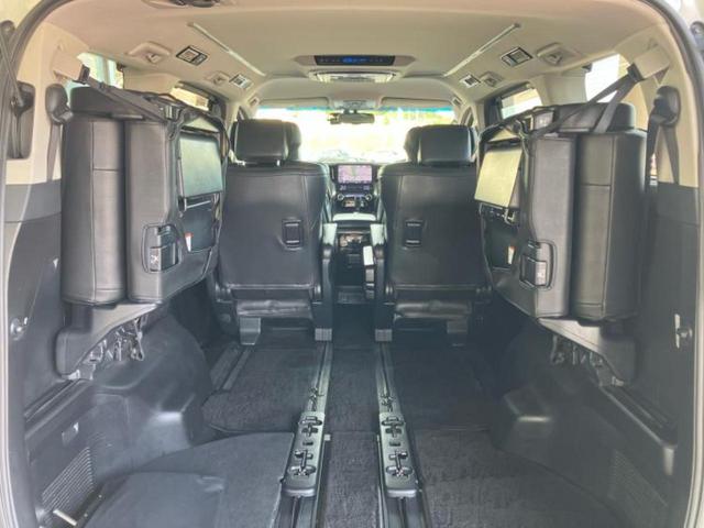 アルファード S Cパッケージ 新品タイヤ/保証書/社外 11インチ SDナビ/フリップダウンモニター 社外 12.8インチ/両側電動スライドドア/シート ハーフレザー/電動バックドア/ヘッドランプ LED/ETC 後席モニター(21枚目)