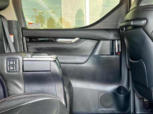 アルファード S Cパッケージ 新品タイヤ/保証書/社外 11インチ SDナビ/フリップダウンモニター 社外 12.8インチ/両側電動スライドドア/シート ハーフレザー/電動バックドア/ヘッドランプ LED/ETC 後席モニター(25枚目)