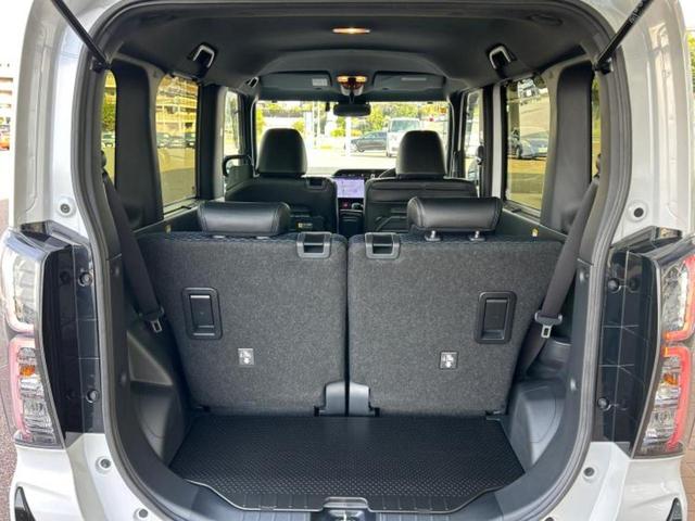 タント カスタムＲＳ　保証書／純正　１０インチ　メモリーナビ／スマートアシスト（トヨタ・ダイハツ）／両側電動スライドドア／シートヒーター　前席／パノラマモニター／車線逸脱防止支援システム／シート　ハーフレザー　ターボ（8枚目）