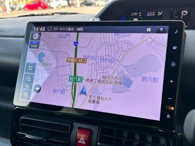 タント カスタムＲＳ　保証書／純正　１０インチ　メモリーナビ／スマートアシスト（トヨタ・ダイハツ）／両側電動スライドドア／シートヒーター　前席／パノラマモニター／車線逸脱防止支援システム／シート　ハーフレザー　ターボ（9枚目）