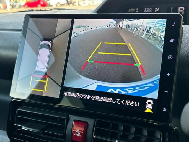 タント カスタムＲＳ　保証書／純正　１０インチ　メモリーナビ／スマートアシスト（トヨタ・ダイハツ）／両側電動スライドドア／シートヒーター　前席／パノラマモニター／車線逸脱防止支援システム／シート　ハーフレザー　ターボ（12枚目）