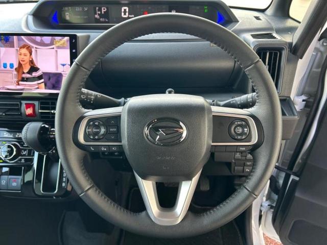 タント カスタムＲＳ　保証書／純正　１０インチ　メモリーナビ／スマートアシスト（トヨタ・ダイハツ）／両側電動スライドドア／シートヒーター　前席／パノラマモニター／車線逸脱防止支援システム／シート　ハーフレザー　ターボ（14枚目）