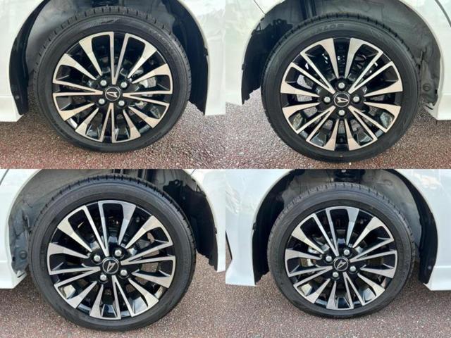 タント カスタムＲＳ　保証書／純正　１０インチ　メモリーナビ／スマートアシスト（トヨタ・ダイハツ）／両側電動スライドドア／シートヒーター　前席／パノラマモニター／車線逸脱防止支援システム／シート　ハーフレザー　ターボ（61枚目）