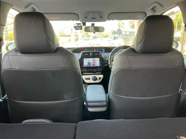 プリウス Sツーリングセレクション 新品タイヤ/保証書/純正 9インチ SDナビ/シートヒーター/ヘッドランプ LED/Bluetooth接続/ETC/EBD付ABS/横滑り防止装置/フルセグTV/DVD/エアバッグ 運転席 ローダウン(19枚目)