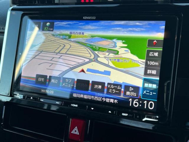 ルーミー カスタムＧ－Ｔ　保証書／社外　９インチ　ＳＤナビ／衝突安全装置／両側電動スライドドア／パノラミックビューモニター／車線逸脱防止支援システム／ヘッドランプ　ＬＥＤ／Ｂｌｕｅｔｏｏｔｈ接続／ＥＴＣ／ＥＢＤ付ＡＢＳ（9枚目）