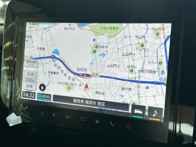 スペーシアギア ハイブリッドXZターボ 新品タイヤ/純正 9インチ メモリーナビ/セーフティサポート(スズキ)/両側電動スライドドア/シートヒーター 前席/全方位モニター/車線逸脱防止支援システム/ヘッドランプ LED 衝突被害軽減システム(9枚目)