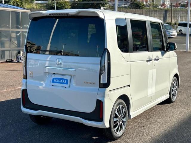 N-BOXカスタム ヒョウジュン 保証書/純正 8インチ ナビ/ホンダセンシング/両側電動スライドドア/シートヒーター 前席/車線逸脱防止支援システム/登録済未使用車/ヘッドランプ LED/Bluetooth接続/EBD付ABS(3枚目)