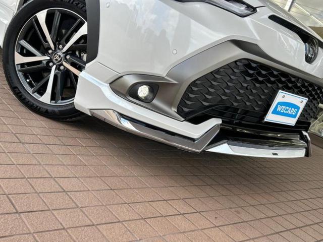 カローラクロス ハイブリッドＺ　サンルーフ／純正エアロ／保証書／ディスプレイオーディオ＋ナビ１０インチ／シートヒーター／車線逸脱防止支援システム／シート　ハーフレザー／電動バックドア／ヘッドランプ　ＬＥＤ　フルエアロ　バックカメラ（49枚目）