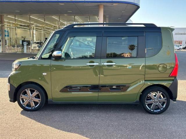 タント ファンクロスターボ　新品タイヤ／社外　ナビ／スマートアシスト（トヨタ・ダイハツ）／両側電動スライドドア／シートヒーター　前席／車線逸脱防止支援システム／ドライブレコーダー　社外／ヘッドランプ　ＬＥＤ／ＵＳＢジャック（2枚目）