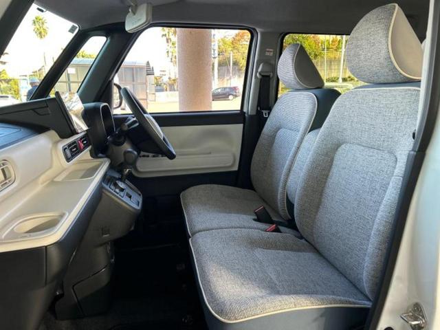 ムーヴキャンバス ストライプスＧターボ　保証書／ディスプレイオーディオ９インチ／スマートアシスト（トヨタ・ダイハツ）／両側電動スライドドア／シートヒーター　前席／車線逸脱防止支援システム／ドライブレコーダー　前後　ターボ　バックカメラ　ＴＶ（6枚目）