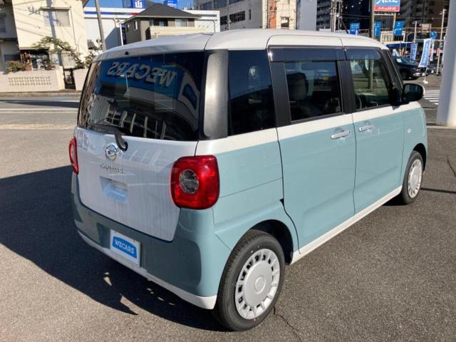 ムーヴキャンバス ストライプスＸ　保証書／社外　ナビ／両側電動スライドドア／ＵＳＢジャック／Ｂｌｕｅｔｏｏｔｈ接続／ＥＴＣ／ＥＢＤ付ＡＢＳ／横滑り防止装置／アイドリングストップ／バックモニター／フルセグＴＶ／ＤＶＤ／エアバッグ　運転席（3枚目）