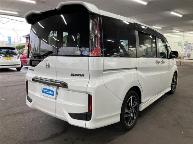 ステップワゴンスパーダ スパーダクールスピリットアドバンスPベータ 新品タイヤ/保証書/純正 SDナビ/衝突安全装置/両側電動スライドドア/シートヒーター 前席/車線逸脱防止支援システム/シート ハーフレザー/ドライブレコーダー 社外/ヘッドランプ LED DVD再生(3枚目)