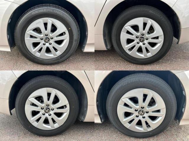 プリウス Ｓ　新品タイヤ／保証書／純正　ＳＤナビ／パーキングアシスト　バックガイド／ヘッドランプ　ＬＥＤ／Ｂｌｕｅｔｏｏｔｈ接続／ＥＴＣ／ＥＢＤ付ＡＢＳ／横滑り防止装置／アイドリングストップ　バックカメラ（52枚目）