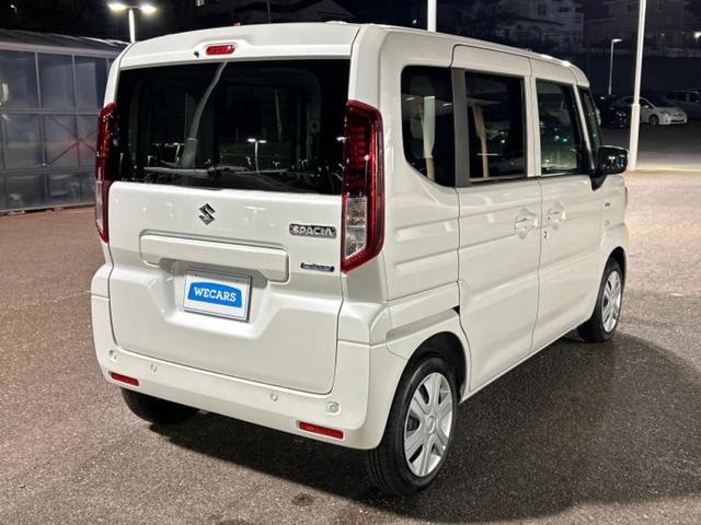 スペーシア ハイブリッドG 保証書/セーフティサポート(スズキ)/車線逸脱防止支援システム/EBD付ABS/横滑り防止装置/アイドリングストップ/禁煙車/エアバッグ サイド/パワーウインドウ/エンジンスタートボタン 盗難防止装置(3枚目)