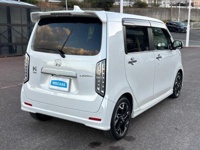 Ｎ－ＷＧＮカスタム Ｌ・ターボホンダセンシング　新品タイヤ／保証書／純正　８インチ　メモリーナビ／ホンダセンシング／シートヒーター　運転席／車線逸脱防止支援システム／シート　ハーフレザー／ヘッドランプ　ＬＥＤ／ＵＳＢジャック　衝突被害軽減システム（3枚目）