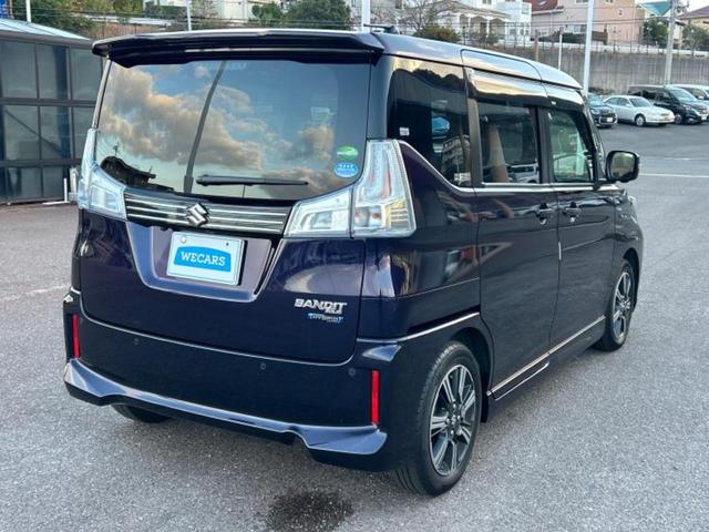 ソリオバンディット バンディットハイブリッドＳＶ　新品タイヤ／純正　８インチ　ＳＤナビ／セーフティサポート（スズキ）／電動スライドドア／シートヒーター／全方位モニター用カメラ／車線逸脱防止支援システム／ドライブレコーダー　前後　衝突被害軽減システム（3枚目）