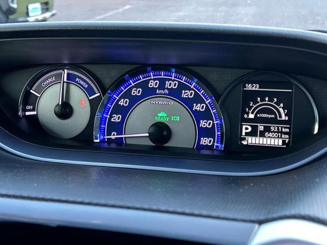 ソリオバンディット バンディットハイブリッドＳＶ　新品タイヤ／純正　８インチ　ＳＤナビ／セーフティサポート（スズキ）／電動スライドドア／シートヒーター／全方位モニター用カメラ／車線逸脱防止支援システム／ドライブレコーダー　前後　衝突被害軽減システム（13枚目）