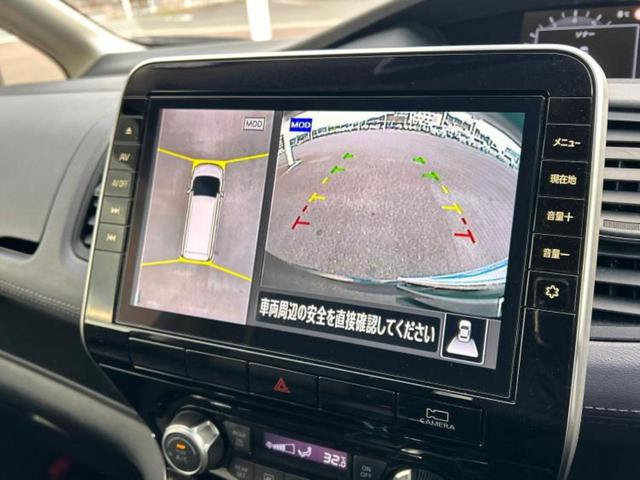 セレナ ハイウェイスターＶ　保証書／純正　１０インチ　ＳＤナビ／フリップダウンモニター　純正　９インチ／インテリジェントルームミラー／エマージェンシーブレーキ／両側電動スライドドア／アラウンドビューモニター　衝突被害軽減システム（13枚目）