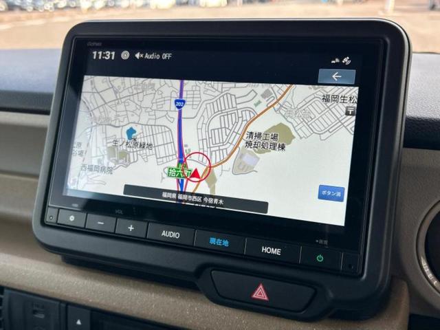 Ｎ－ＢＯＸ ヒョウジュン　純正　８インチ　ナビ／ホンダセンシング／電動スライドドア／シートヒーター　前席／車線逸脱防止支援システム／ヘッドランプ　ＬＥＤ／ＵＳＢジャック／Ｂｌｕｅｔｏｏｔｈ接続／ＥＢＤ付ＡＢＳ　バックカメラ（9枚目）