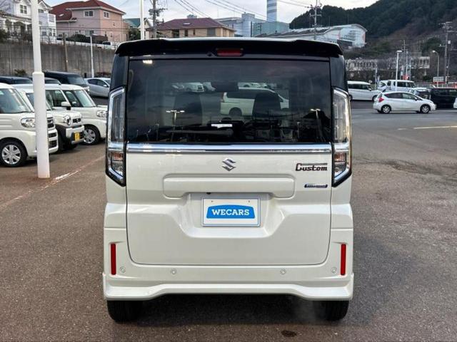 スペーシアカスタム ハイブリッドＸＳターボ　保証書／純正　９インチ　メモリーナビ／セーフティサポート（スズキ）／両側電動スライドドア／シートヒーター　前席／全方位モニター／車線逸脱防止支援システム／ヘッドランプ　ＬＥＤ／ＵＳＢジャック　ターボ（46枚目）