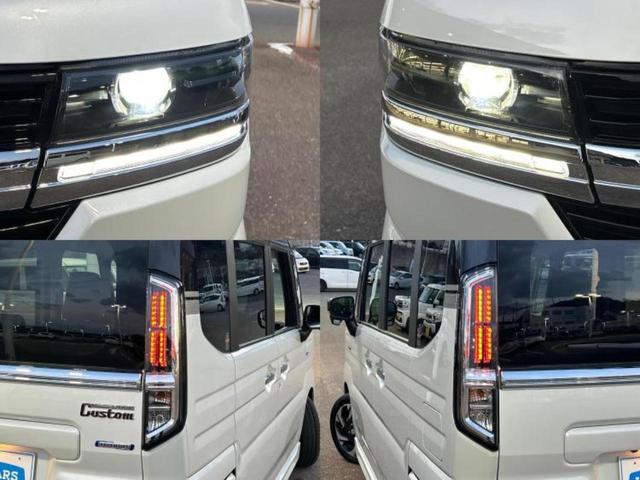 スペーシアカスタム ハイブリッドＸＳターボ　保証書／純正　９インチ　メモリーナビ／セーフティサポート（スズキ）／両側電動スライドドア／シートヒーター　前席／全方位モニター／車線逸脱防止支援システム／ヘッドランプ　ＬＥＤ／ＵＳＢジャック　ターボ（54枚目）