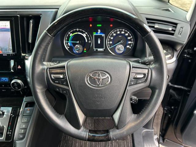 ヴェルファイアハイブリッド ４ＷＤハイブリッドＺＲ　保証書／純正　９インチ　ＳＤナビ／両側電動スライドドア／シート　ハーフレザー／ヘッドランプ　ＬＥＤ／Ｂｌｕｅｔｏｏｔｈ接続／ＥＴＣ／ＥＢＤ付ＡＢＳ／横滑り防止装置／バックモニター／フルセグＴＶ　４ＷＤ（14枚目）