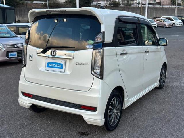 Ｎ－ＷＧＮカスタム Ｇ・Ａパッケージ　新品タイヤ／純正　ＳＤナビ／シティーブレーキアクティブシステム（ホンダ）／シート　合皮／ヘッドランプ　ＨＩＤ／Ｂｌｕｅｔｏｏｔｈ接続／ＥＢＤ付ＡＢＳ／横滑り防止装置／アイドリングストップ　バックカメラ（3枚目）