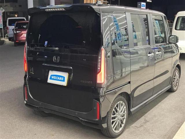 Ｎ－ＢＯＸカスタム ターボ　保証書／純正　８インチ　ナビ／ホンダセンシング／両側電動スライドドア／シートヒーター／車線逸脱防止支援システム／ドライブレコーダー　前後／ヘッドランプ　ＬＥＤ／Ｂｌｕｅｔｏｏｔｈ接続／ＥＴＣ　ドラレコ（3枚目）