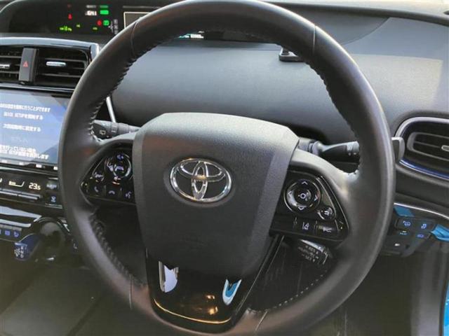 プリウス Ａツーリングセレクション　新品タイヤ／保証書／純正　９インチ　ＳＤナビ／トヨタセーフティセンス／シートヒーター　前席／車線逸脱防止支援システム／シート　合皮／パーキングアシスト　自動操舵／ドライブレコーダー　前後　ドラレコ（12枚目）