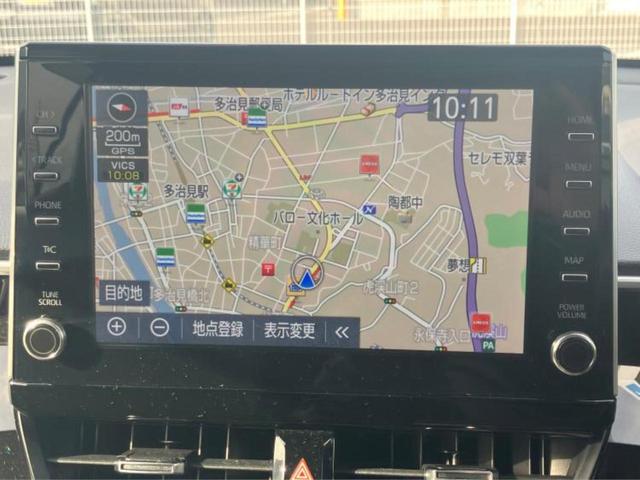 カローラクロス ハイブリッドＺ　保証書／ディスプレイオーディオ＋ナビ９インチ／トヨタセーフティセンス／シートヒーター　前席／パノラミックビューモニター／車線逸脱防止支援システム／シート　ハーフレザー／電動バックドア　全周囲カメラ（9枚目）