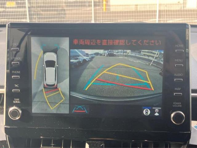 カローラクロス ハイブリッドＺ　保証書／ディスプレイオーディオ＋ナビ９インチ／トヨタセーフティセンス／シートヒーター　前席／パノラミックビューモニター／車線逸脱防止支援システム／シート　ハーフレザー／電動バックドア　全周囲カメラ（11枚目）