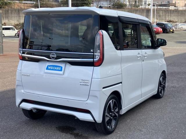 ルークス ハイウェイスターＧターボプロパイロットＥｄ　新品タイヤ／保証書／純正　９インチ　ＳＤナビ／衝突安全装置／ハンズフリー両側電動スライドドア／全方位モニター／車線逸脱防止支援システム／シート　合皮／ドライブレコーダー　純正　衝突被害軽減システム（3枚目）