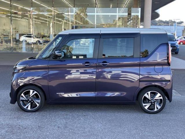 ルークス ハイウェイスターＧターボアーバンクロムプロパイロ　新品タイヤ／保証書／純正　９インチ　ＳＤナビ／エマージェンシーブレーキ／ハンズフリー両側電動スライドドア／アラウンドビューモニター／車線逸脱防止支援システム／シート　合皮／プロパイロット　全周囲カメラ（2枚目）