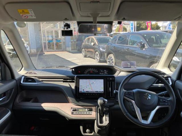 ソリオバンディット バンディットハイブリッドMV 保証書/純正 9インチ メモリーナビ/セーフティサポート(スズキ)/両側電動スライドドア/シートヒーター 前席/全方位モニター/車線逸脱防止支援システム/ドライブレコーダー 前後 衝突被害軽減システム(4枚目)