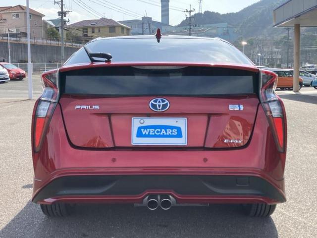 プリウス 4WD Aプレミアムツーリングセレクション エアロ/保証書/純正 9インチ SDナビ/衝突安全装置/シートヒーター 前席/車線逸脱防止支援システム/シート 合皮/パーキングアシスト 自動操舵/ヘッドランプ LED/Bluetooth接続 4WD(44枚目)