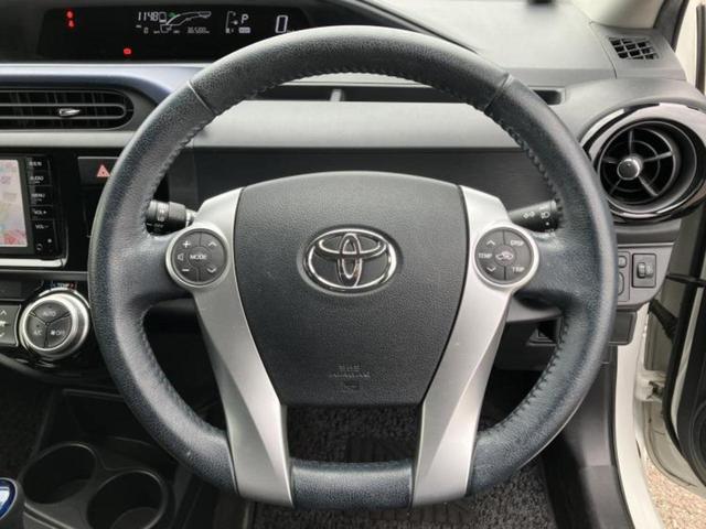 アクア Ｓ　保証書／純正　ＳＤナビ／ドライブレコーダー　前後／Ｂｌｕｅｔｏｏｔｈ接続／ＥＴＣ／ＥＢＤ付ＡＢＳ／横滑り防止装置／アイドリングストップ／バックモニター／ワンセグＴＶ／ＤＶＤ／エアバッグ　運転席（14枚目）