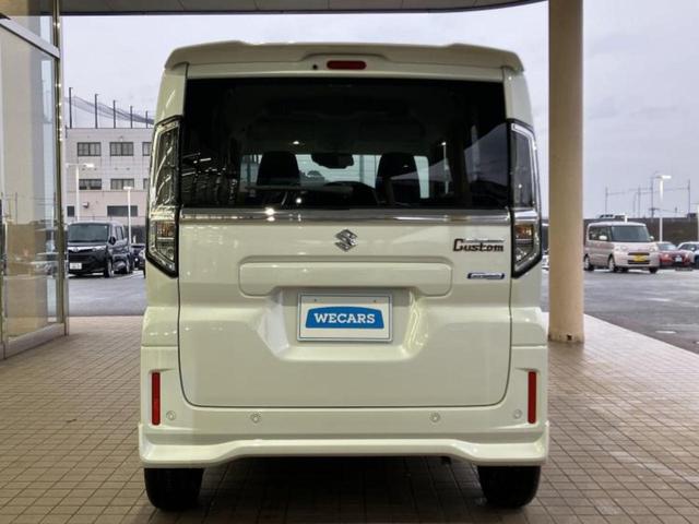 スペーシアカスタム ハイブリッドＸＳ　保証書／セーフティサポート（スズキ）／両側電動スライドドア／シートヒーター　前席／車線逸脱防止支援システム／シート　ハーフレザー／登録済未使用車／ヘッドランプ　ＬＥＤ／ＵＳＢジャック　ワンオーナー（45枚目）