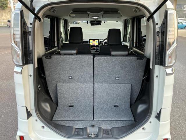 スペーシアカスタム ハイブリッドＸＳターボ　新品タイヤ／保証書／純正　８インチ　ＳＤナビ／セーフティサポート（スズキ）／両側電動スライドドア／シートヒーター　運転席／車線逸脱防止支援システム／シート　ハーフレザー／ドライブレコーダー　前後（8枚目）