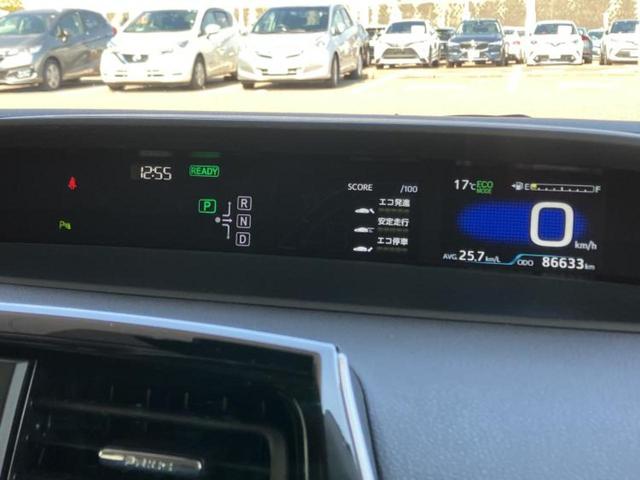 プリウス Ｓセーフティプラス　新品タイヤ／保証書／社外　ナビ／トヨタセーフティセンス／車線逸脱防止支援システム／パーキングアシスト　自動操舵／ヘッドランプ　ＬＥＤ／Ｂｌｕｅｔｏｏｔｈ接続／ＥＴＣ／ＥＢＤ付ＡＢＳ　バックカメラ（13枚目）