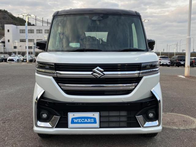 スペーシアカスタム ハイブリッドＸＳターボ　保証書／セーフティサポート（スズキ）／両側電動スライドドア／シートヒーター　前席／車線逸脱防止支援システム／登録済未使用車／ヘッドランプ　ＬＥＤ／ＵＳＢジャック／ＥＢＤ付ＡＢＳ／横滑り防止装置　禁煙車（44枚目）