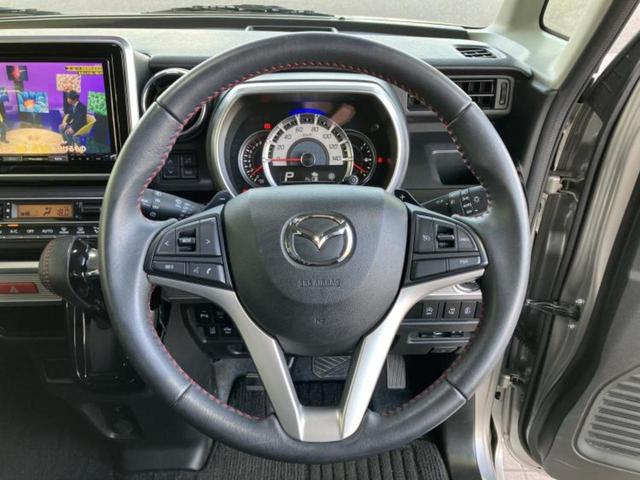 フレアワゴンカスタムスタイル ハイブリッドＸＴ　社外　８インチ　ＳＤナビ／衝突安全装置／両側電動スライドドア／シートヒーター　運転席／３６０°ビューモニター／車線逸脱防止支援システム／シート　ハーフレザー／ドライブレコーダー　前後　ドラレコ　ＥＴＣ（14枚目）