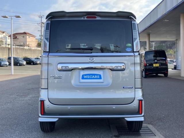 フレアワゴンカスタムスタイル ハイブリッドＸＴ　社外　８インチ　ＳＤナビ／衝突安全装置／両側電動スライドドア／シートヒーター　運転席／３６０°ビューモニター／車線逸脱防止支援システム／シート　ハーフレザー／ドライブレコーダー　前後　ドラレコ　ＥＴＣ（45枚目）