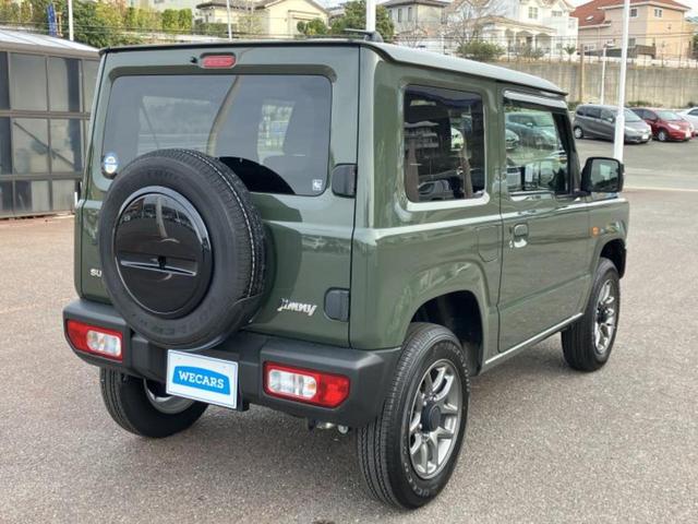 ジムニー ４ＷＤ　ＸＣ　保証書／純正　８インチ　ＳＤナビ／デジタルインナーミラー／セーフティサポート（スズキ）／シートヒーター／車線逸脱防止支援システム／ヘッドランプ　ＬＥＤ／ＵＳＢジャック／Ｂｌｕｅｔｏｏｔｈ接続　ターボ（3枚目）
