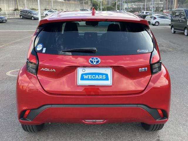 アクア Ｚ　保証書／ディスプレイオーディオ１０インチ／トヨタセーフティセンス／シートヒーター　前席／パノラミックビューモニター／車線逸脱防止支援システム／シート　ハーフレザー　衝突被害軽減システム　全周囲カメラ（44枚目）