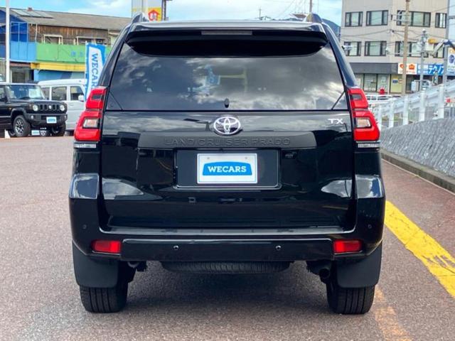 ランドクルーザープラド ４ＷＤ　ＴＸ　Ｌパッケージマットブラックエディション　サンルーフ／保証書／純正　９インチ　ＳＤナビ／衝突安全装置／エアーシート　前席／車線逸脱防止支援システム／シート　フルレザー／パーキングアシスト　バックガイド／ドライブレコーダー　前後　革シート（47枚目）