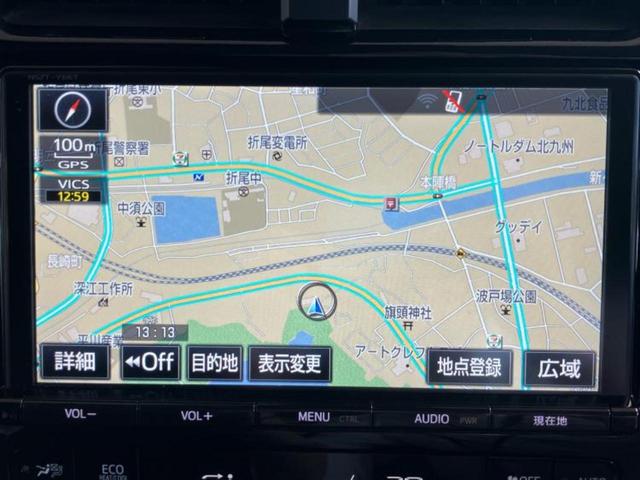プリウス Ａ　新品タイヤ／純正　９インチ　メモリーナビ／トヨタセーフティセンス／車線逸脱防止支援システム／パーキングアシスト　バックガイド／パーキングアシスト　自動操舵／ヘッドランプ　ＬＥＤ　衝突被害軽減システム（10枚目）